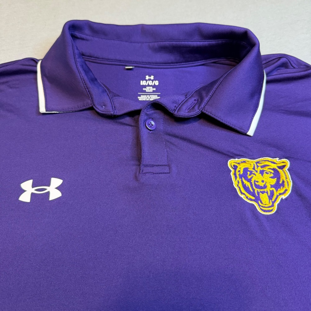 Under Armour Mens Bears Performance Polo Shirt Loose Fit Large